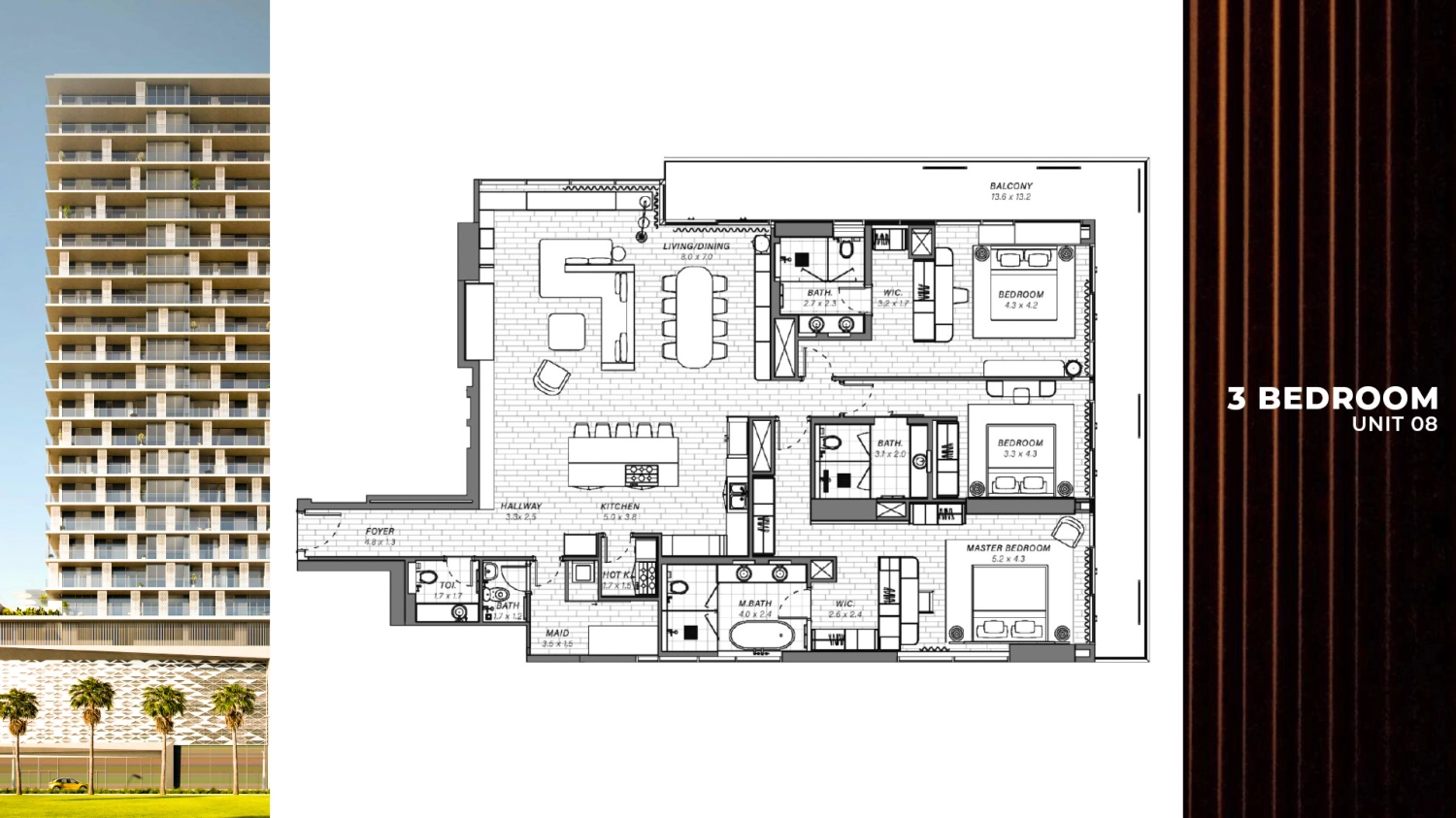 3 BR - Type A